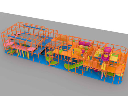 Buy Indoor Playground Equipment GPS541 -(Indoor Playsystem Size) 16 ft. H x 20 ft. W x 75 ft.