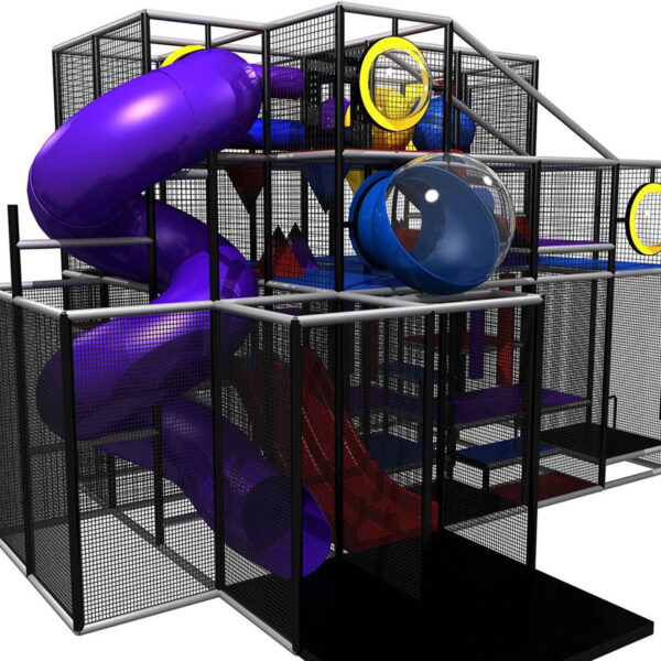 Buy Indoor Playground Equipment GPS47 -(Indoor Playsystem Size) 16 ft. H x 24 ft. W x 16 ft.