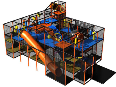 Buy Indoor Playground Equipment GPS35 -(Indoor Playsystem Size) 16 ft. H x 28 ft. W x 32 ft.