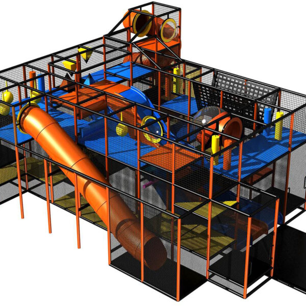 Buy Indoor Playground Equipment GPS35 -(Indoor Playsystem Size) 16 ft. H x 28 ft. W x 32 ft.
