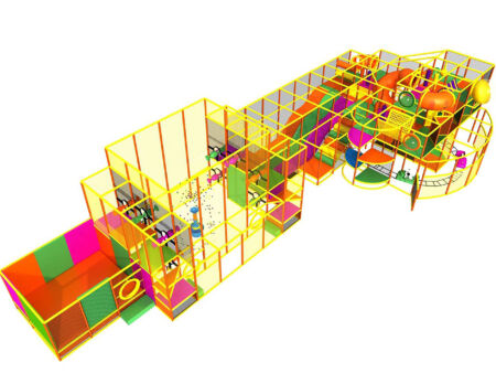 Buy Indoor Playground Equipment GPS97 -(Indoor Playsystem Size) 16 ft. H x 29 ft. W x 72 ft.