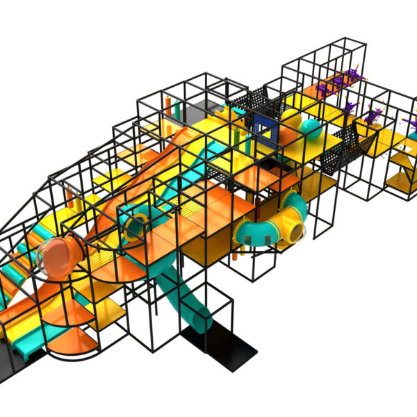 Buy Indoor Playground Equipment GPS275 -(Indoor Playsystem Size) 17 ft. H x 72 ft. W x 24 ft.