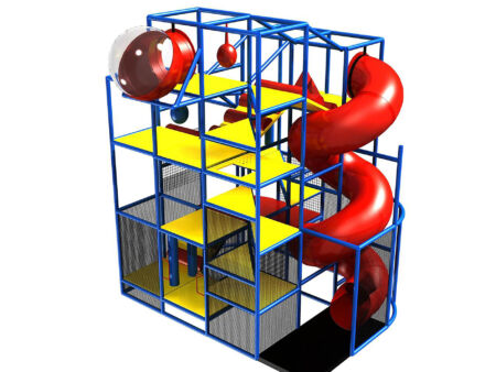 Buy Indoor Playground Equipment GPS331 -(Indoor Playsystem Size) 19 ft. H x 12 ft. W x 16 ft.