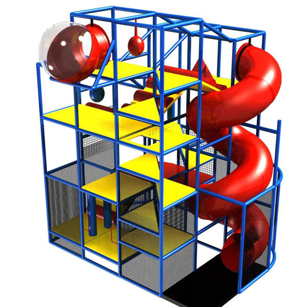Buy Indoor Playground Equipment GPS331 -(Indoor Playsystem Size) 19 ft. H x 12 ft. W x 16 ft.