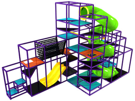 Buy Indoor Playground Equipment GPS533 -(Indoor Playsystem Size) 19 ft. H x 12 ft. W x 30 ft.