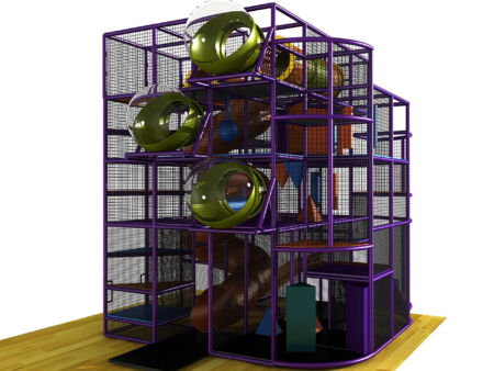 Buy Indoor Playground Equipment GPS335 -(Indoor Playsystem Size) 19 ft. H x 16 ft. W x 16 ft.