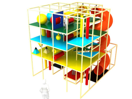 Buy Indoor Playground Equipment GPS256 -(Indoor Playsystem Size) 19 ft. H x 16 ft. W x 20 ft.