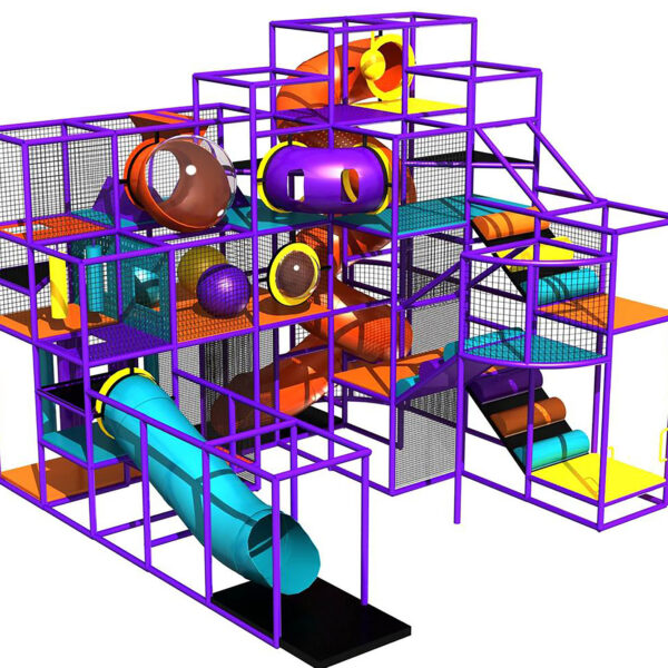 Buy Indoor Playground Equipment GPS214 -(Indoor Playsystem Size) 19 ft. H x 20 ft. W x 20 ft.