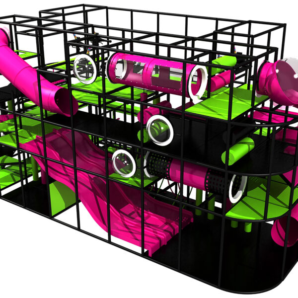 Compre equipo de juegos para interiores GPS437 – (tamaño del sistema de juegos para interiores) 19 pies de alto x 20 pies de ancho x 40 pies.