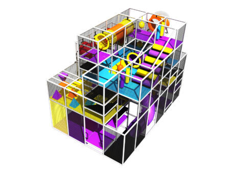 Buy Indoor Playground Equipment GPS07 -(Indoor Playsystem Size) 19 ft. H x 24 ft. W x 16 ft.