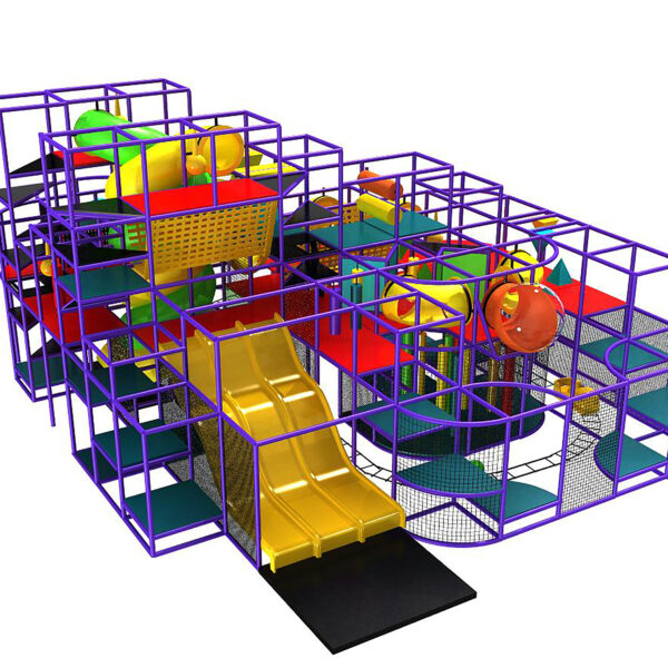 Buy Indoor Playground Equipment GPS230 -(Indoor Playsystem Size) 19 ft. H x 40 ft. W x 32 ft.