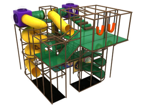 Buy Indoor Playground Equipment GPS316 -(Indoor Playsystem Size) 20 ft. H x 20 ft. W x 24 ft.