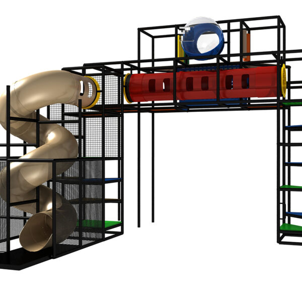 Buy Indoor Playground Equipment GPS288 -(Indoor Playsystem Size) 20 ft. H x 20 ft. W x 26 ft.