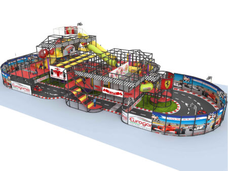 Buy Indoor Playground Equipment GPS509 -(Indoor Playsystem Size) 22 ft. H x 132 ft. W x 44 ft.