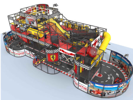 Buy Indoor Playground Equipment GPS510 -(Indoor Playsystem Size) 22 ft. H x 132 ft. W x 44 ft.