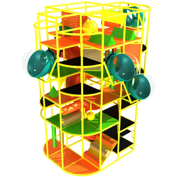 Buy Indoor Playground Equipment GPS535 -(Indoor Playsystem Size) 23 ft. H x 16 ft. W x 12 ft.