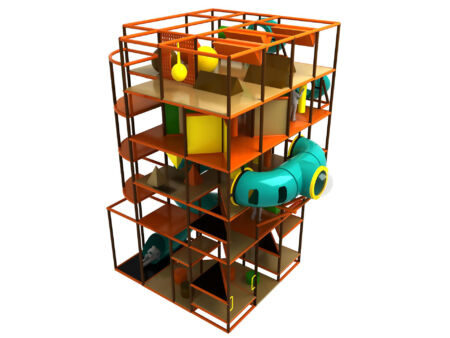 Buy Indoor Playground Equipment GPS200 -(Indoor Playsystem Size) 23 ft. H x 20 ft. W x 14 ft.
