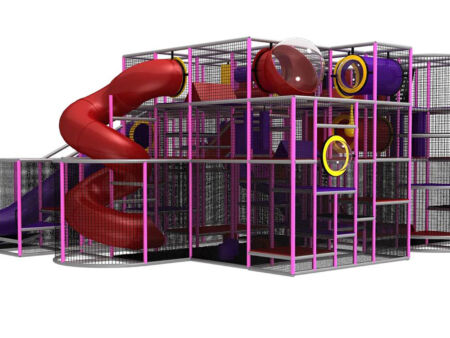 Buy Indoor Playground Equipment GPS55 -(Indoor Playsystem Size) 15 ft. H x 32 ft. W x 32 ft.