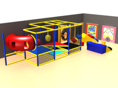 Buy Indoor Playground Equipment GPS258 -(Indoor Playsystem Size) 6 ft. H x 16 ft. W x 8 ft.