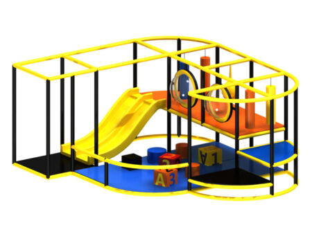 Buy Indoor Playground Equipment GPS131 -(Indoor Playsystem Size) 7 ft. H x 14 ft. W x 16 ft.