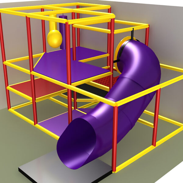 Buy Indoor Playground Equipment GPS468 -(Indoor Playsystem Size) 8 ft. H x 12 ft. W x 12 ft.