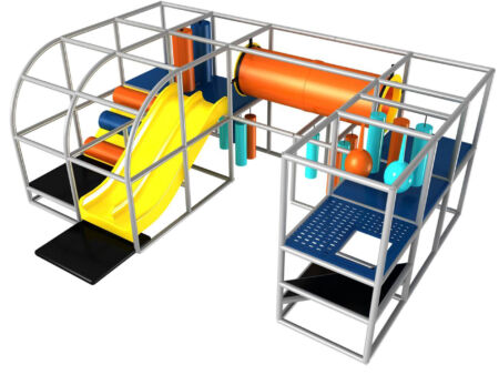 Buy Indoor Playground Equipment GPS506 -(Indoor Playsystem Size) 8 ft. H x 12 ft. W x 20 ft.