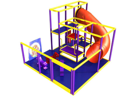 Buy Indoor Playground Equipment GPS476 -(Indoor Playsystem Size) 8 ft. H x 14 ft. W x 10 ft.