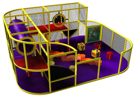 Buy Indoor Playground Equipment GPS170 -(Indoor Playsystem Size) 8 ft. H x 16 ft. W x 20 ft.