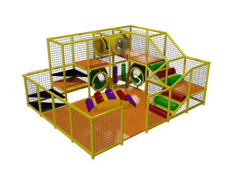 Buy Indoor Playground Equipment GPS479 -(Indoor Playsystem Size) 8 ft. H x 16 ft. W x 20 ft.