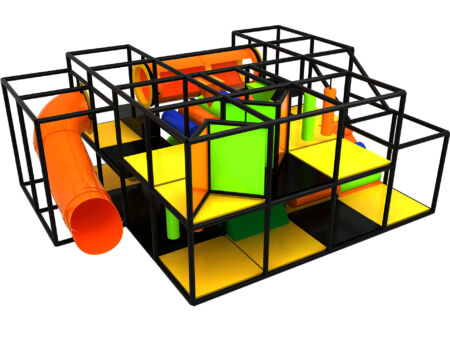 Buy Indoor Playground Equipment GPS289 -(Indoor Playsystem Size) 8 ft. H x 20 ft. W x 16 ft.