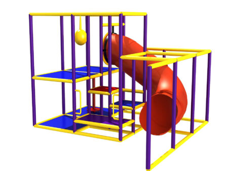 Buy Indoor Playground Equipment GPS465 -(Indoor Playsystem Size) 9 ft. H x 12 ft. W x 12 ft.