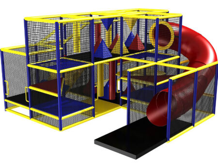 Buy Indoor Playground Equipment GPS149 -(Indoor Playsystem Size) 9 ft. H x 16 ft. W x 16 ft.