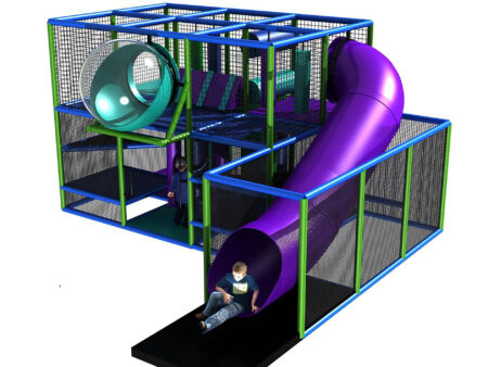 Buy Indoor Playground Equipment GPS224 -(Indoor Playsystem Size) 9 ft. H x 16 ft. W x 16 ft.