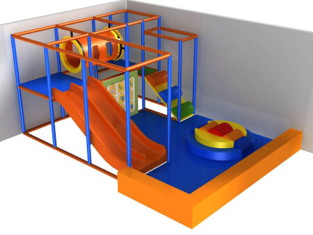 Buy Indoor Playground Equipment GPS418 -(Indoor Playsystem Size) 9 ft. H x 18 ft. W x 12 ft.