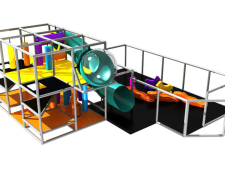 Buy Indoor Playground Equipment GPS488 -(Indoor Playsystem Size) 9 ft. H x 20 ft. W x 20 ft.