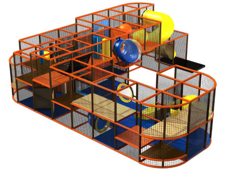Buy Indoor Playground Equipment GPS172 -(Indoor Playsystem Size) 9 ft. H x 32 ft. W x 32 ft.
