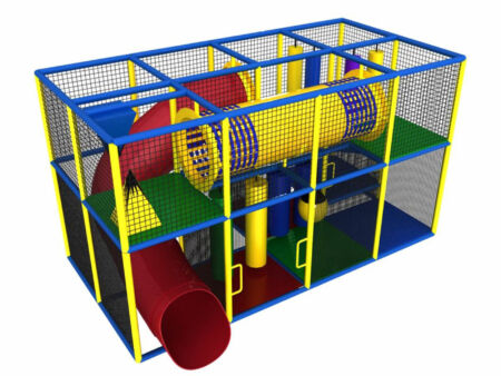 Buy Indoor Playground Equipment GPS117 -(Indoor Playsystem Size) 9 ft. H x 8 ft. W x 16 ft.