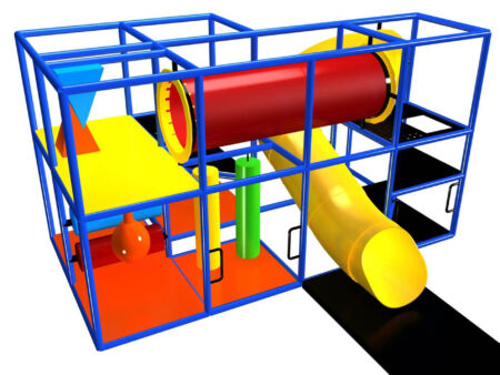 Buy Indoor Playground Equipment GPS513 -(Indoor Playsystem Size) 9 ft. H x 8 ft. W x 16 ft.
