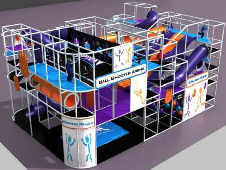 Buy Indoor Playground Equipment GPS501 - 21 ft. H x 40 ft. W 28 ft.
