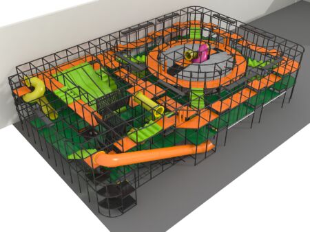 Buy Indoor Playground Equipment GPS583 - 18 ft. H x 132 ft. W 48 ft.
