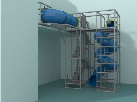 Buy Indoor Playground Equipment GPS844 - 18 ft. H x 16 ft. W 22 ft.