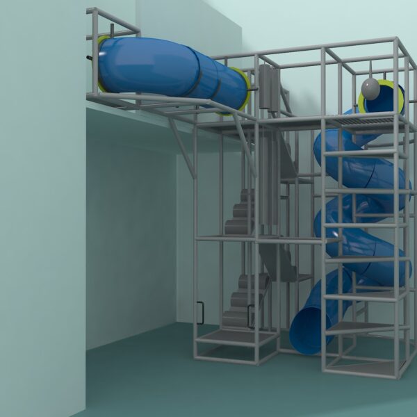 Buy Indoor Playground Equipment GPS844 – 18 ft. H x 16 ft. W 22 ft.