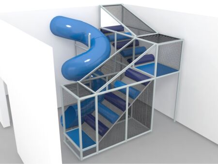 Buy Indoor Playground Equipment GPS874 - 14 ft. H x 14 ft. W 12 ft.