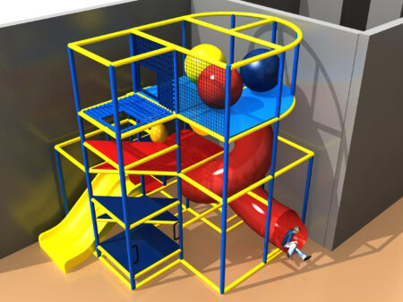Indoor Playground Equipment GPS920 - (Indoor Playsystem Size) 15 ft. H x 32 ft. W x 28 ft.
