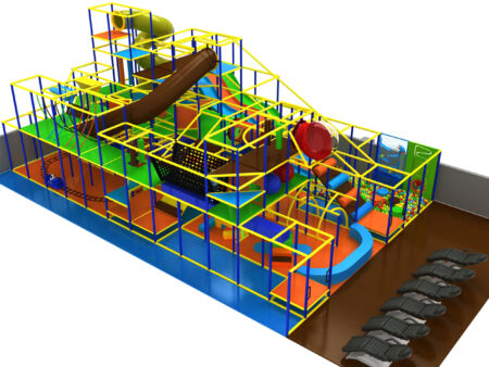Indoor Playground GPS923 - (Indoor Playsystem Size) - 7 ft. H x 12 ft. W x 10 ft.