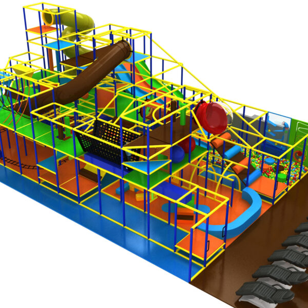 Indoor Playground GPS923 – (Indoor Playsystem Size) – 7 ft. H x 12 ft. W x 10 ft.