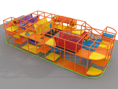 Indoor Playground GPS924 - (Indoor Playsystem Size) - 11 ft. H x 16 ft. W x 44 ft.