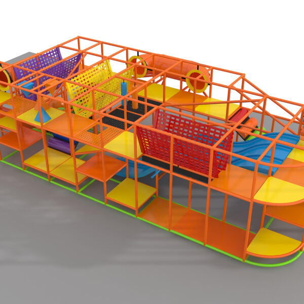 Indoor Playground GPS924 – (Indoor Playsystem Size) – 11 ft. H x 16 ft. W x 44 ft.