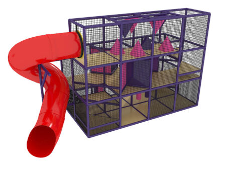 Indoor Playground GPS926 - (Indoor Playsystem Size) - 12 ft. H x 8 ft. W x 16 ft.