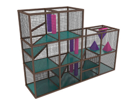 Indoor Playground GPS927 - (Indoor Playsystem Size) - 12 ft. H x 4 ft. W x 16 ft.